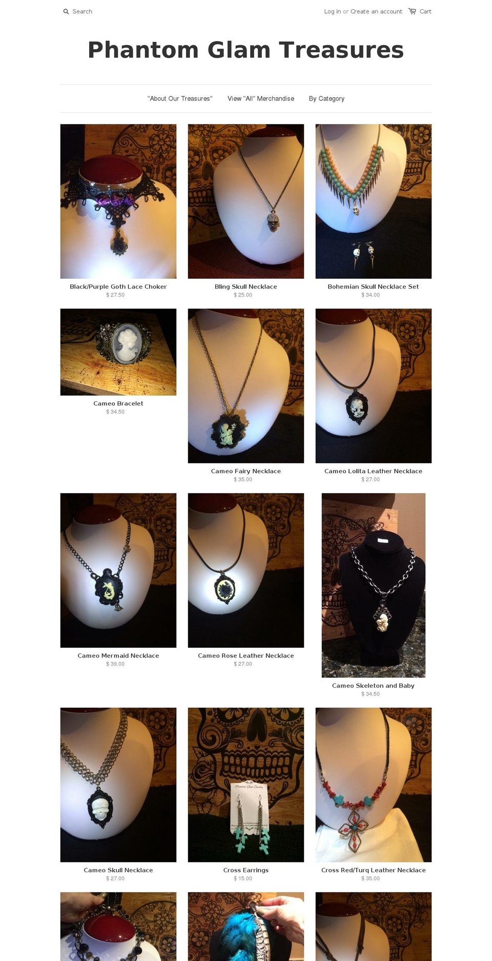 phantomglamboutique.com shopify website screenshot