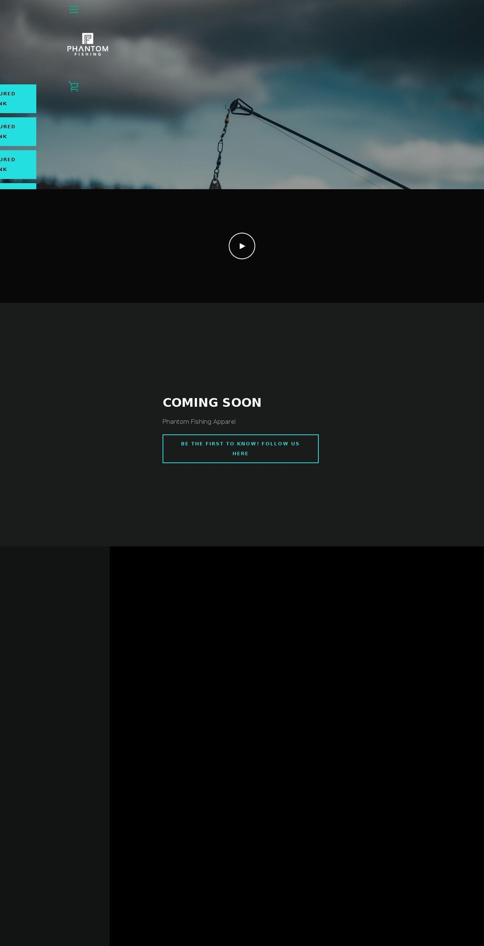 phantomhuntfish.com — Shopify storefront screenshot