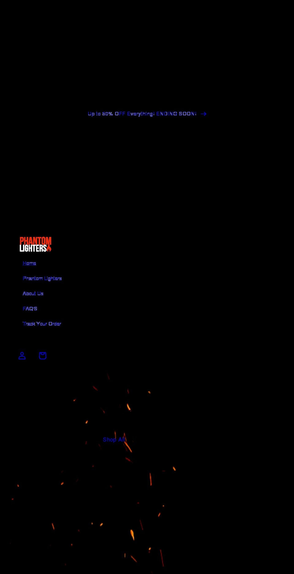 phantomlighters.com shopify website screenshot