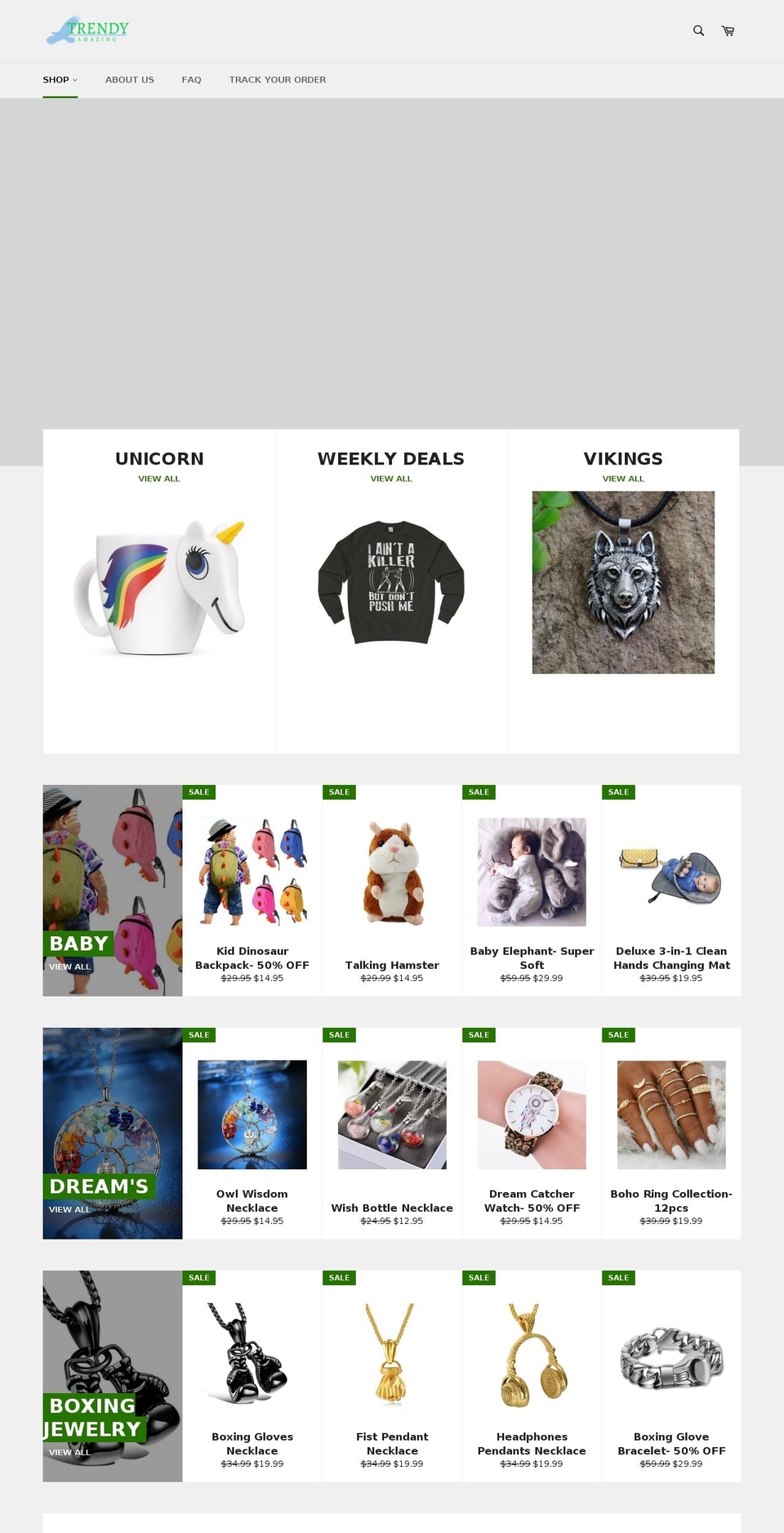 pharaosuperstore.com — Shopify storefront screenshot