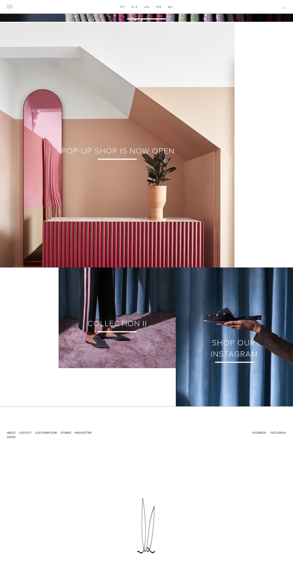 phareshoes.com — Shopify storefront screenshot