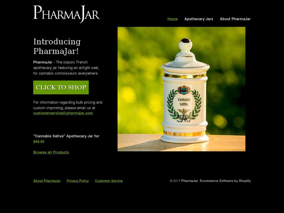 pharmajar.com shopify website screenshot
