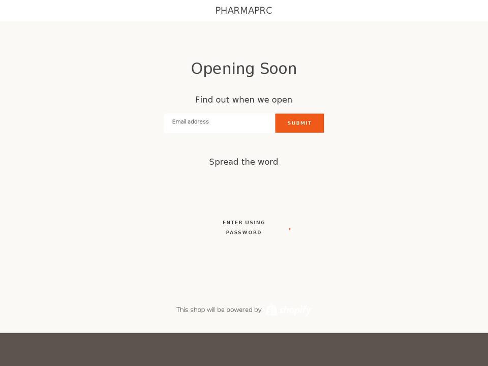 pharmaprc.com — Shopify storefront screenshot