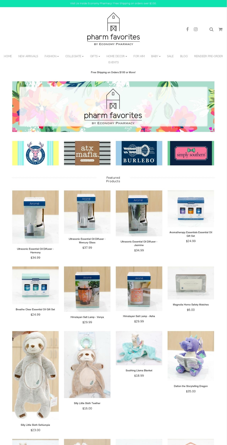 pharmfavorites.com shopify website screenshot