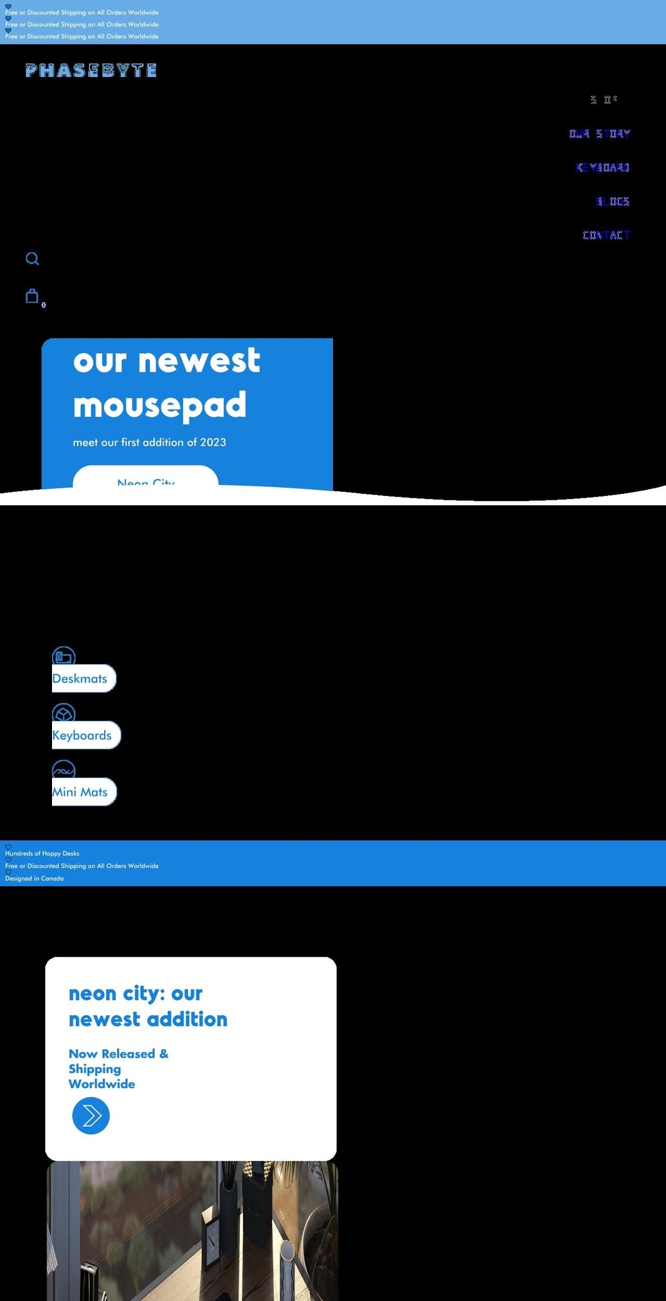 phasebyte.com shopify website screenshot