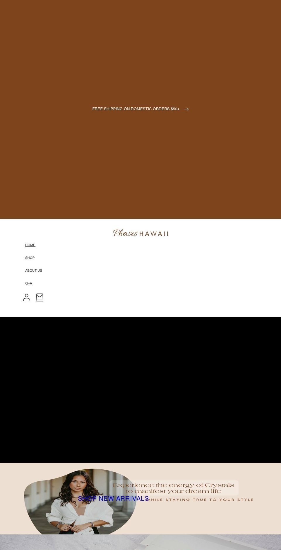 phaseshawaii.com shopify website screenshot