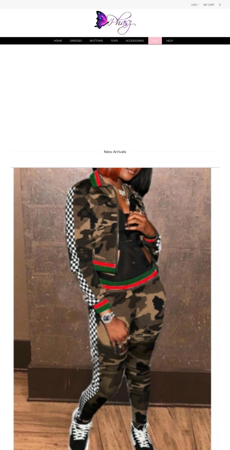 phasz.com shopify website screenshot