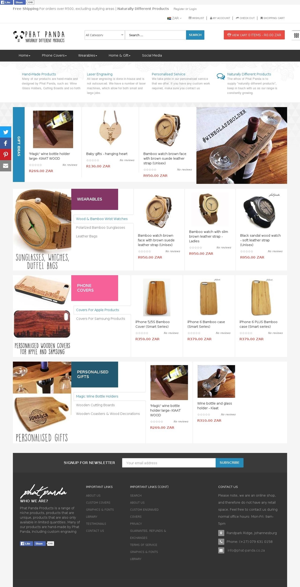 furniture Shopify theme site example phat-panda.co.za
