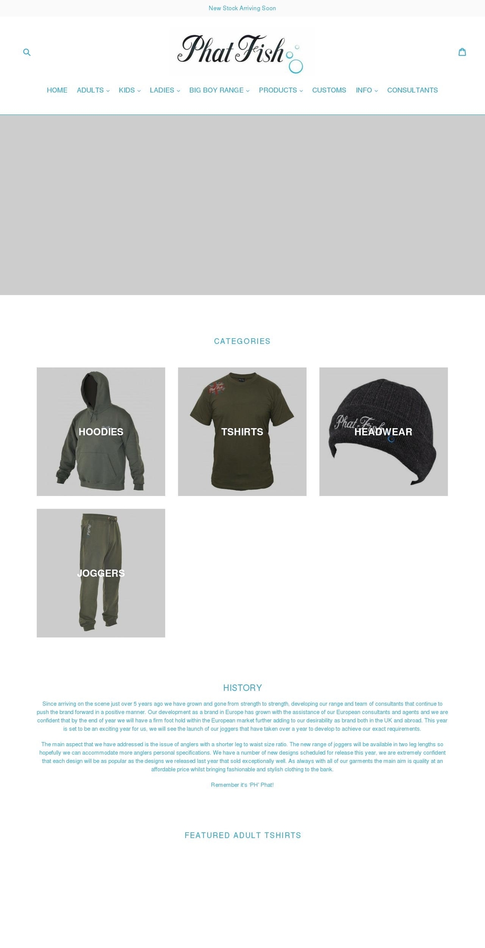 phatfishuk.com — Shopify storefront screenshot