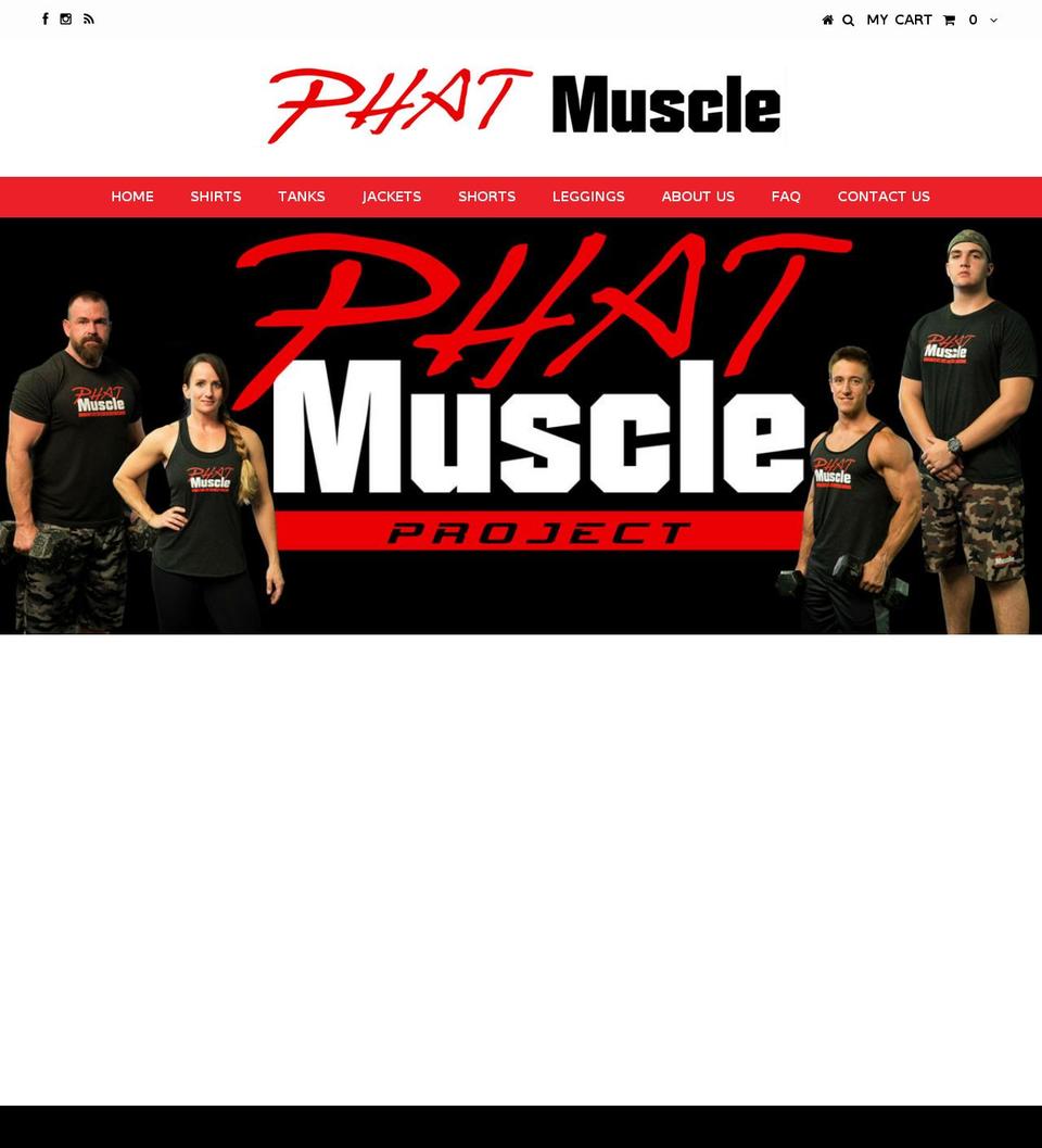 phatmuscle Shopify theme site example phatmuscleproject.com