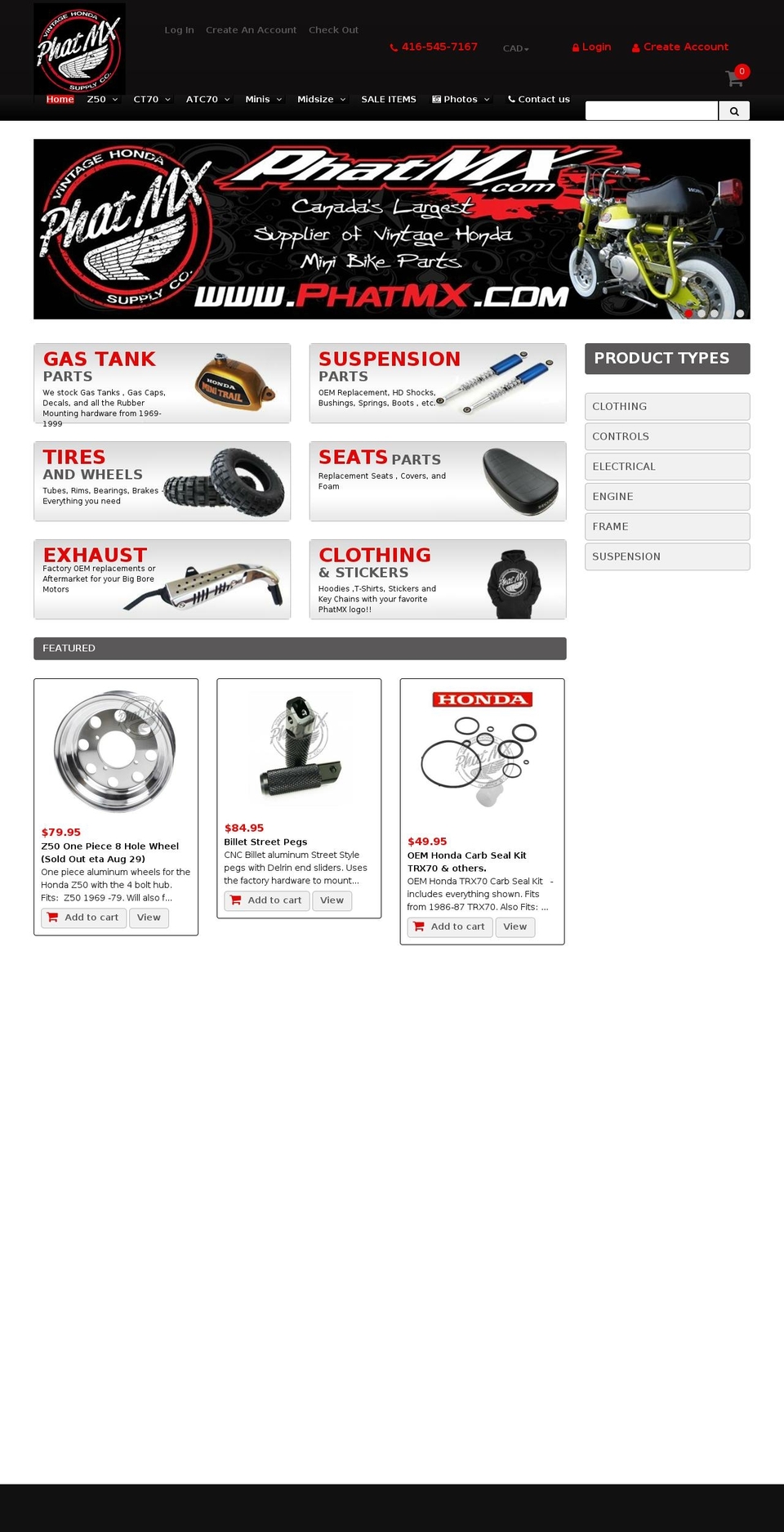 phatmx.com shopify website screenshot