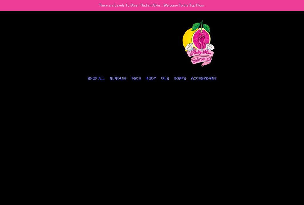 phattyglow.com shopify website screenshot