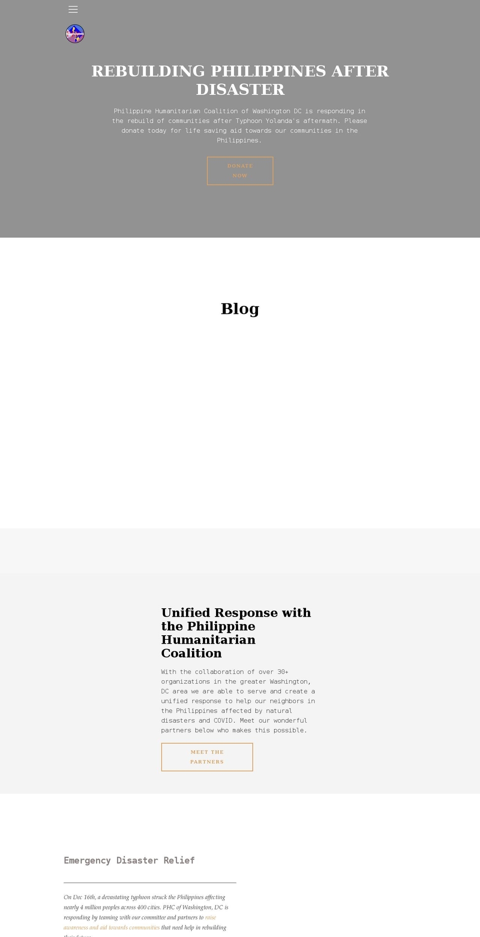 phcdc.net shopify website screenshot