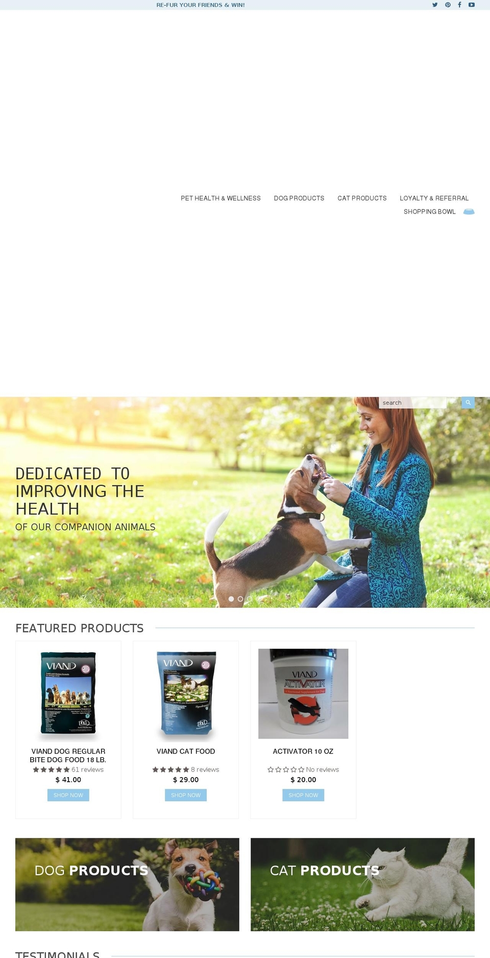 phdproducts.net shopify website screenshot