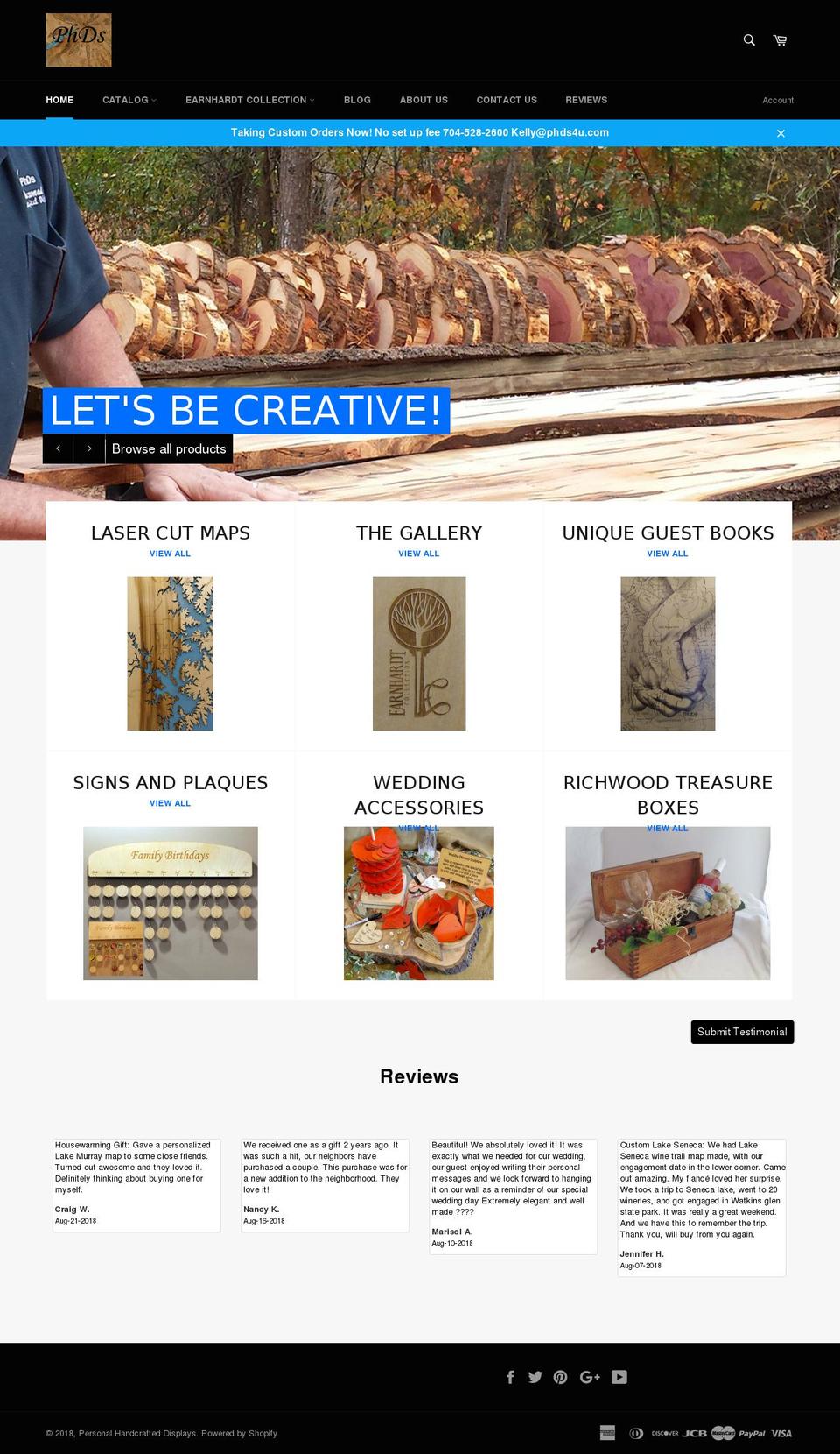 phdsafterhours.com — Shopify storefront screenshot