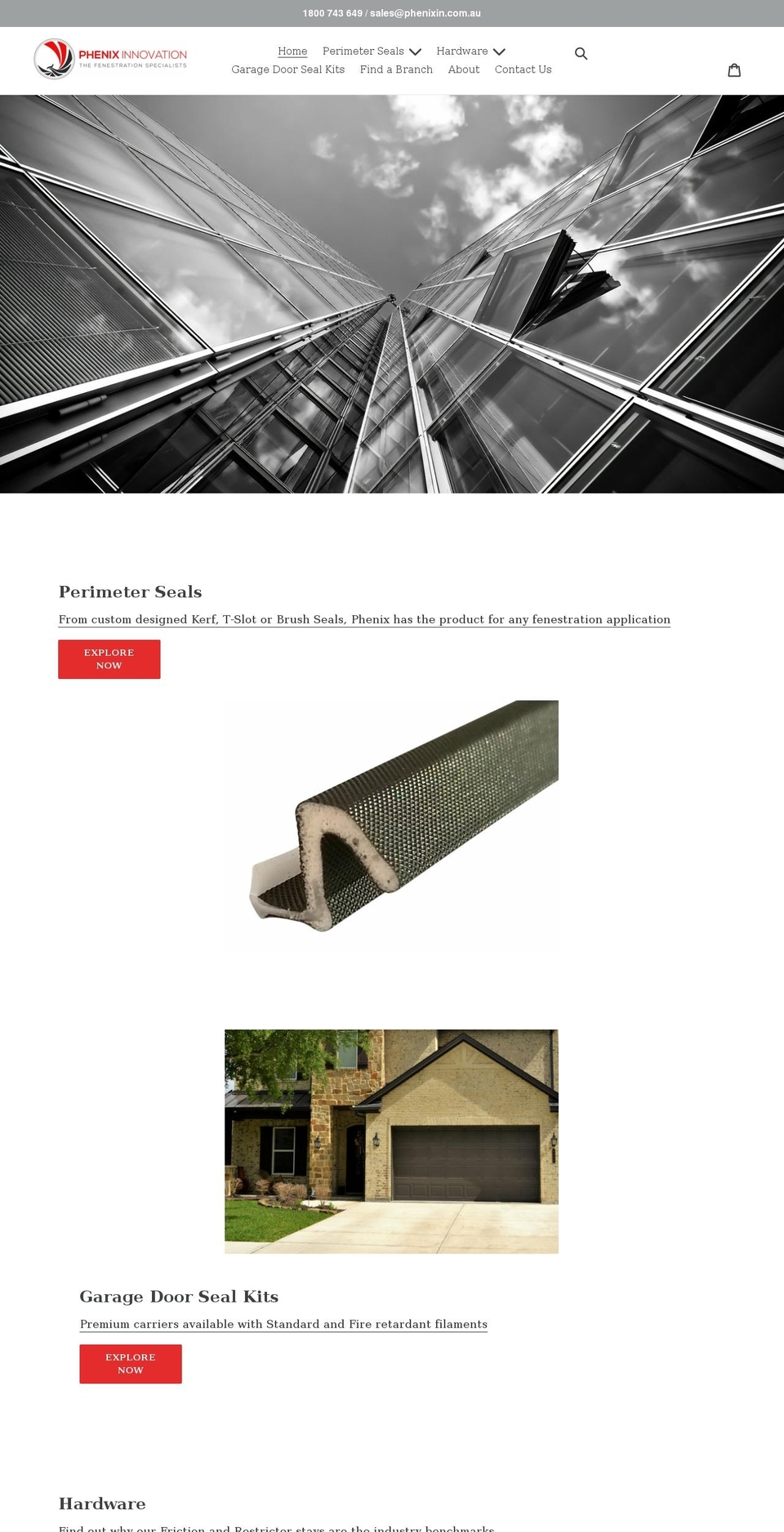 phenixin.com.au shopify website screenshot