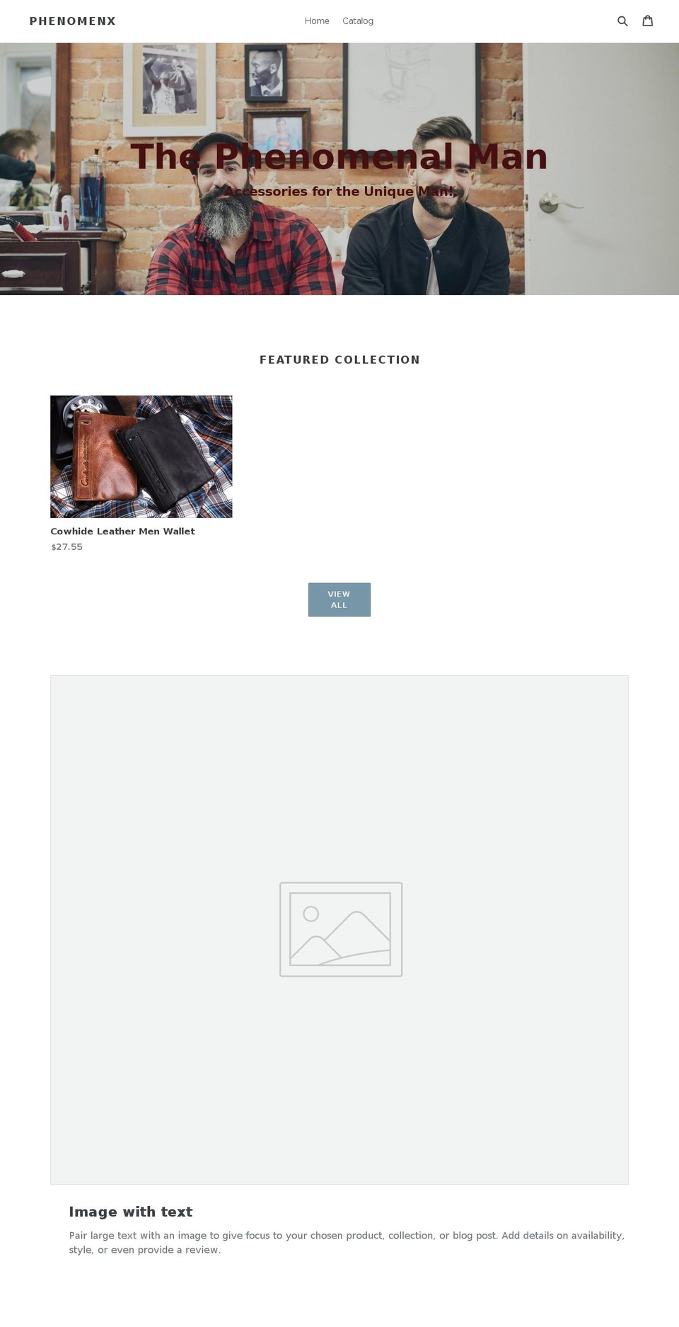 phenomenx.com — Shopify storefront screenshot