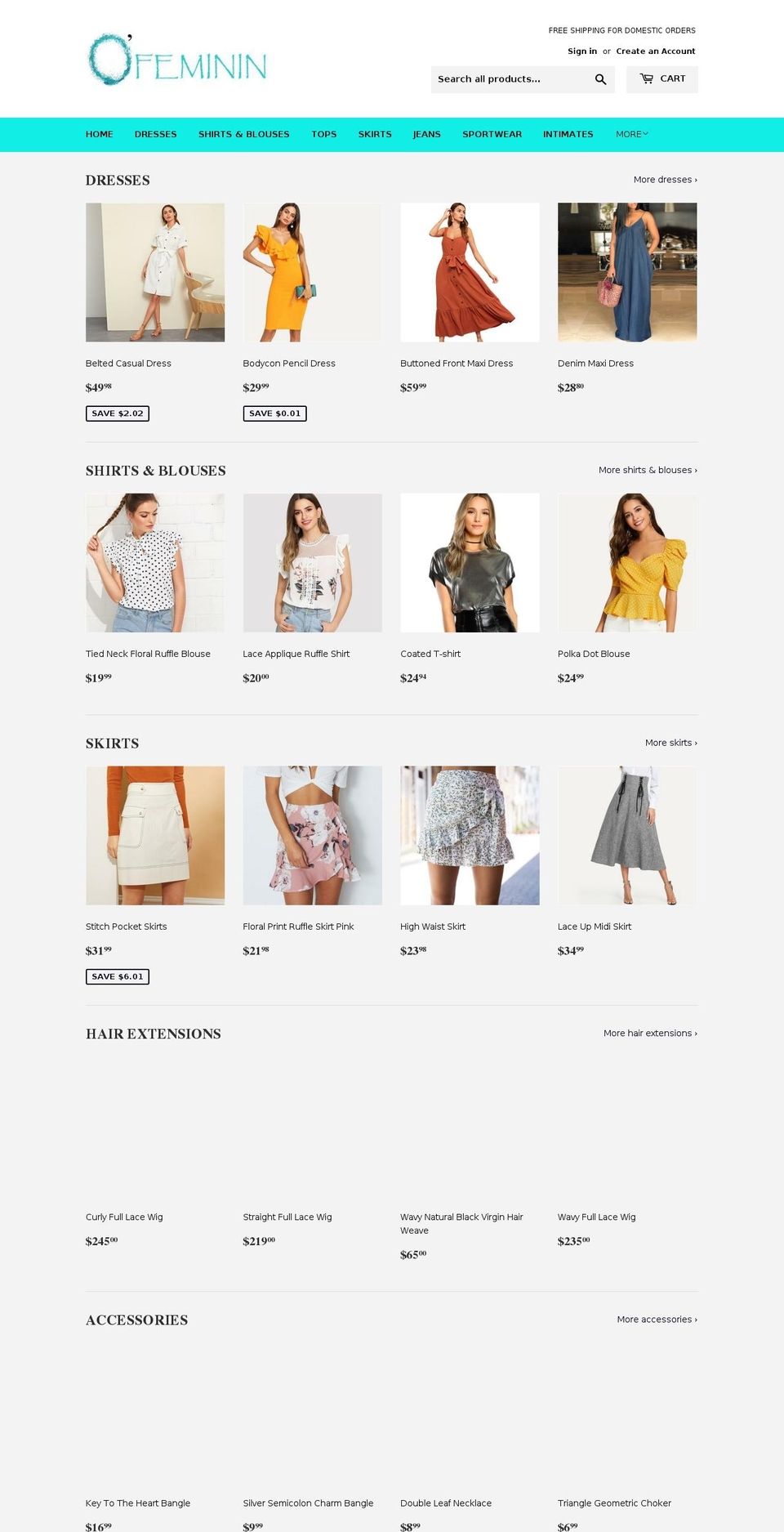 phenomwear.com — Shopify storefront screenshot