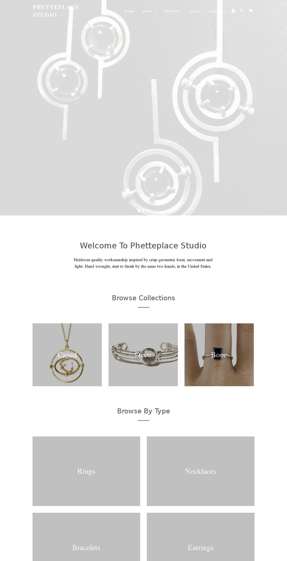 phetteplacedesigns.com — Shopify storefront screenshot