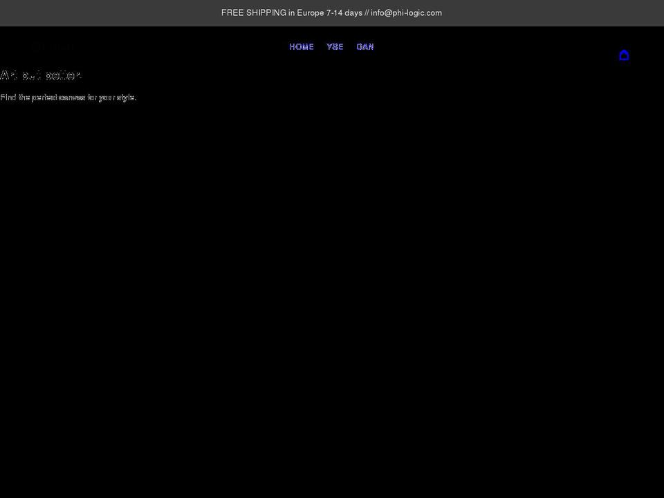 phi-logic.com shopify website screenshot