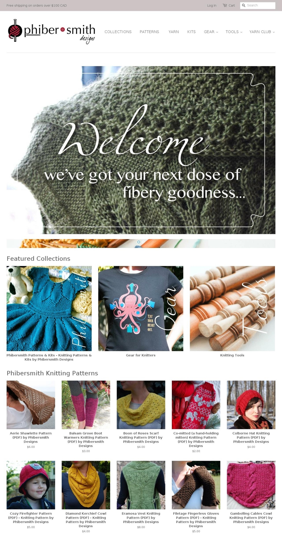 phibersmith.com shopify website screenshot