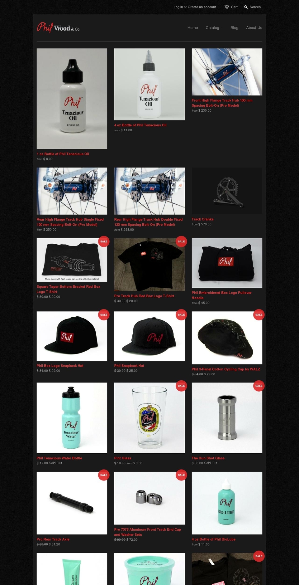 phil-wood-co.myshopify.com shopify website screenshot