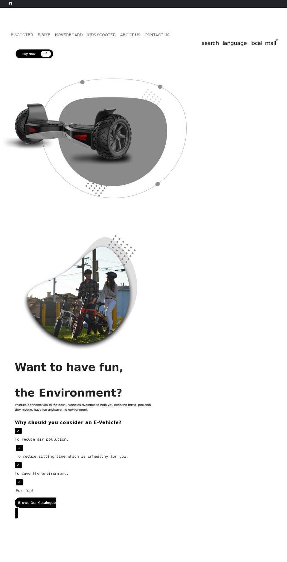 philalife.com shopify website screenshot