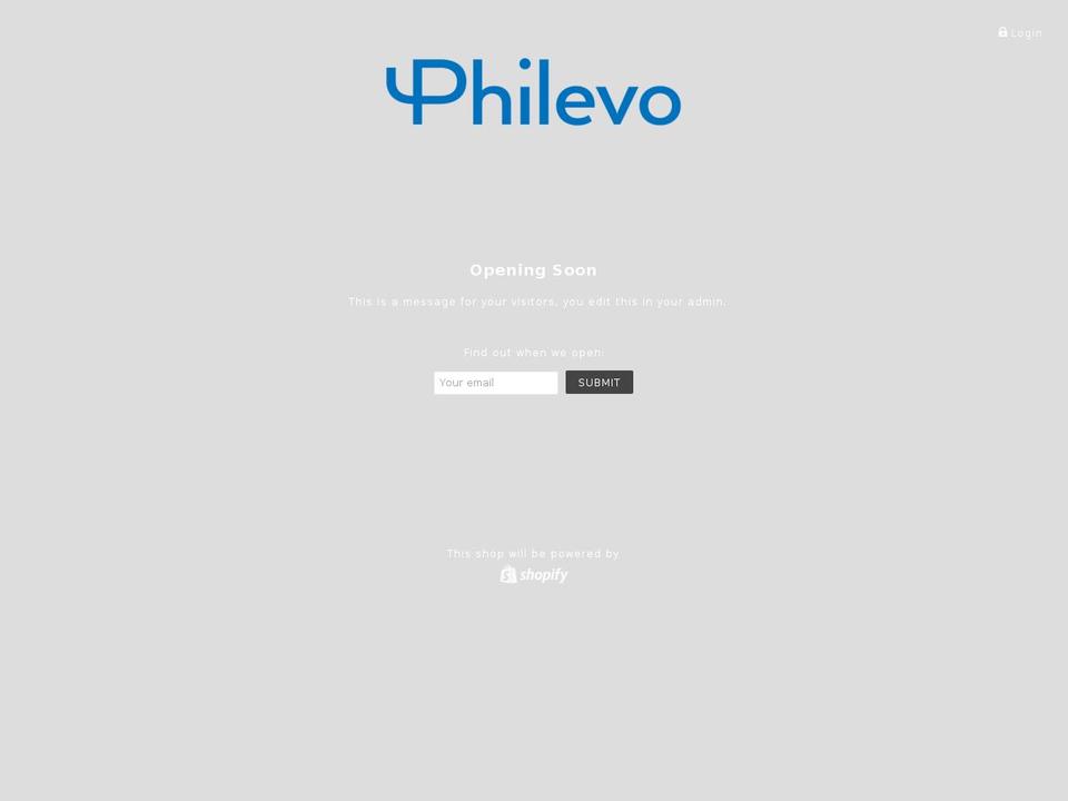 philevo.com — Shopify storefront screenshot