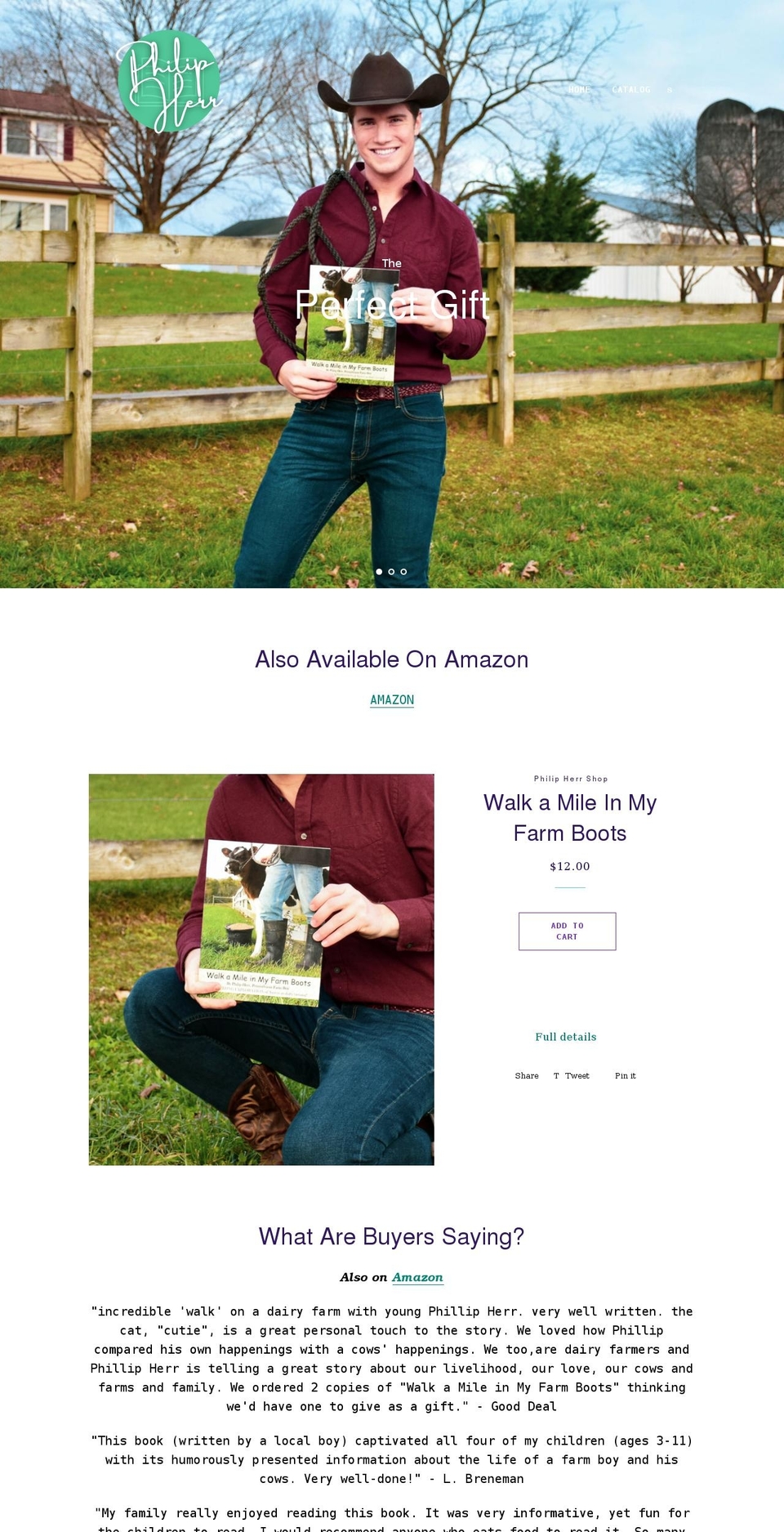 philipherrshop.com shopify website screenshot