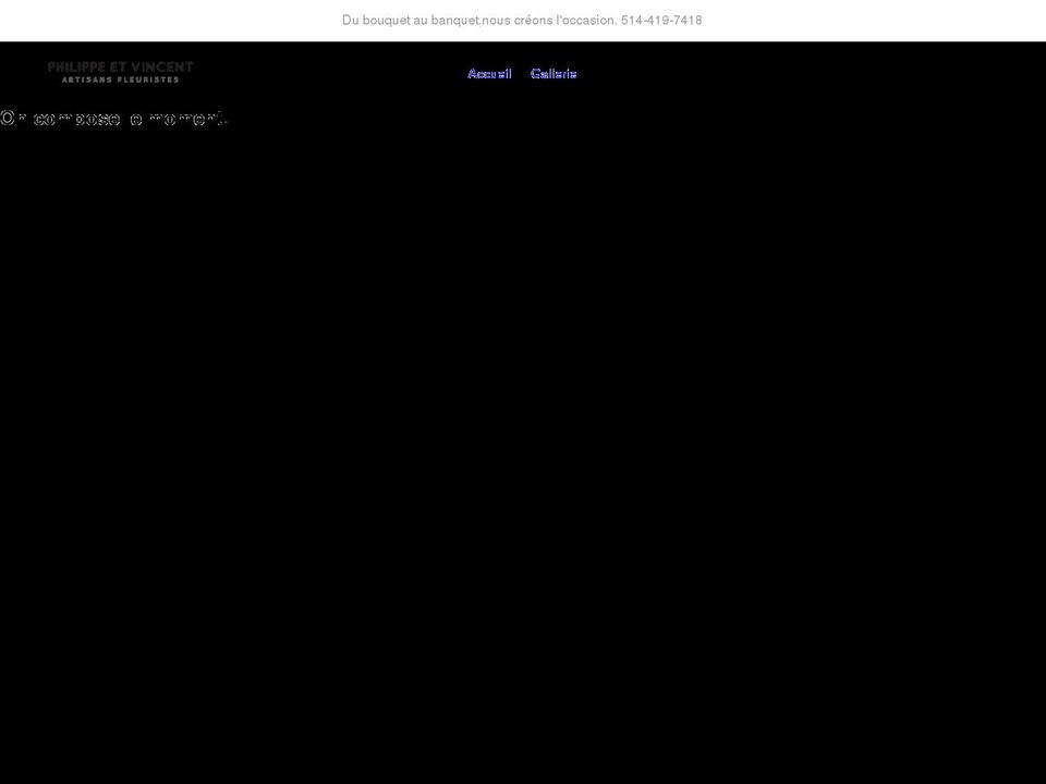philippe-vincent-fleuriste.com shopify website screenshot