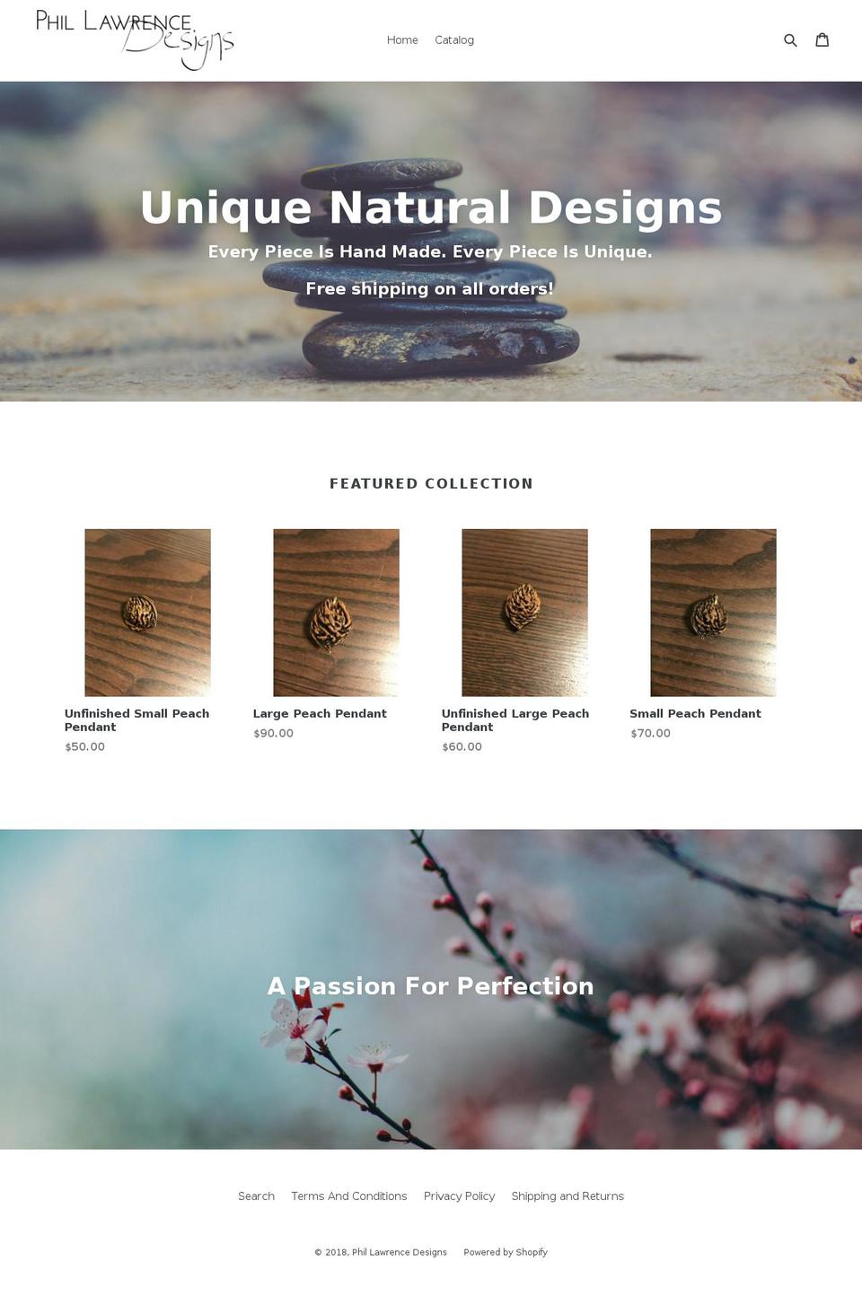 phillawrencedesigns.com — Shopify storefront screenshot