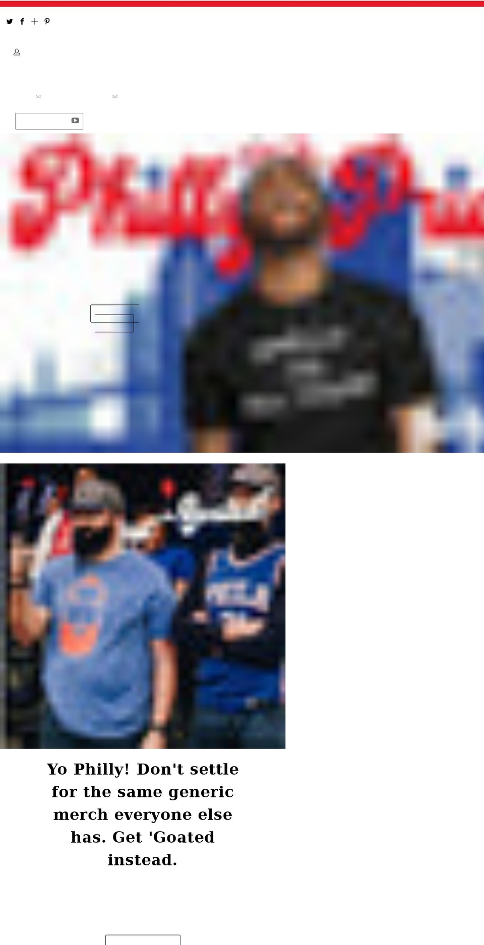 phillygoat.com shopify website screenshot