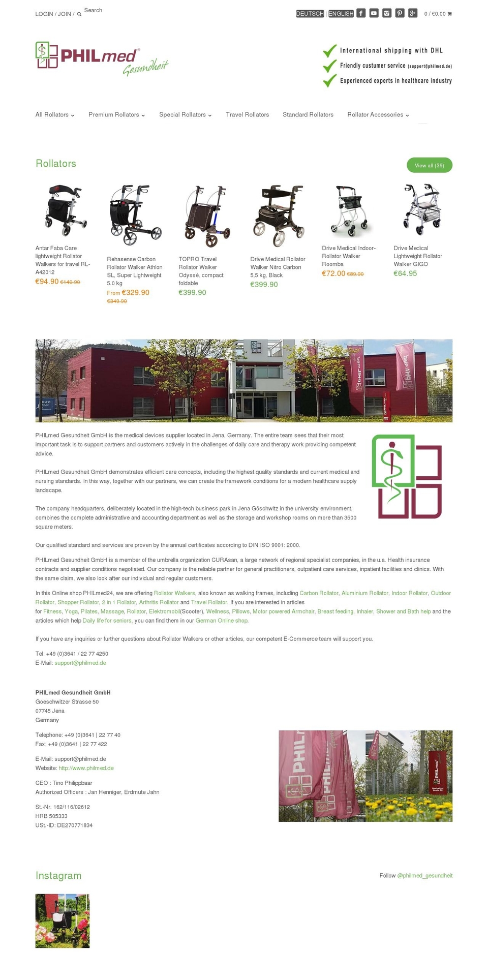 philmed24.com — Shopify storefront screenshot