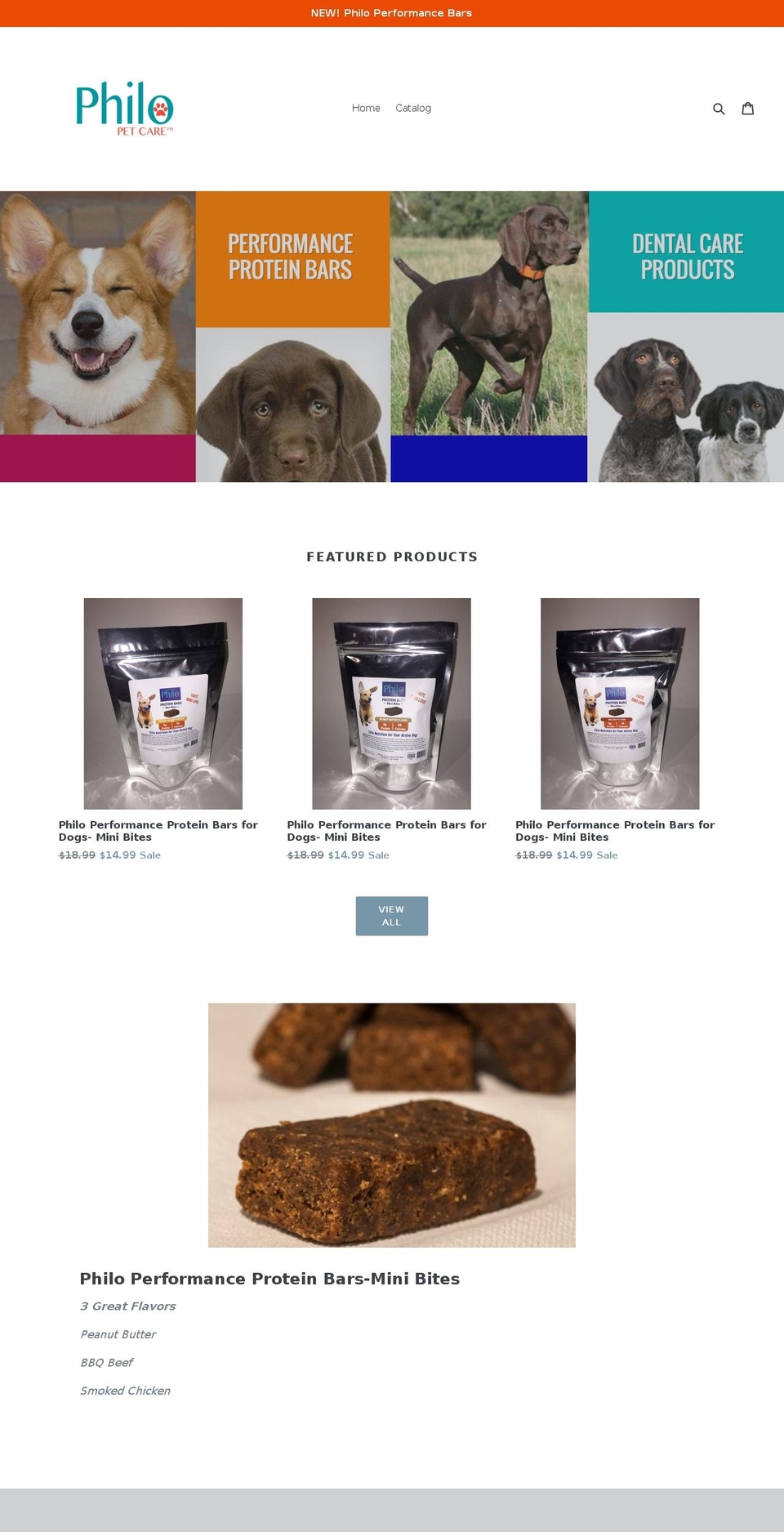 philopetcare.com — Shopify storefront screenshot