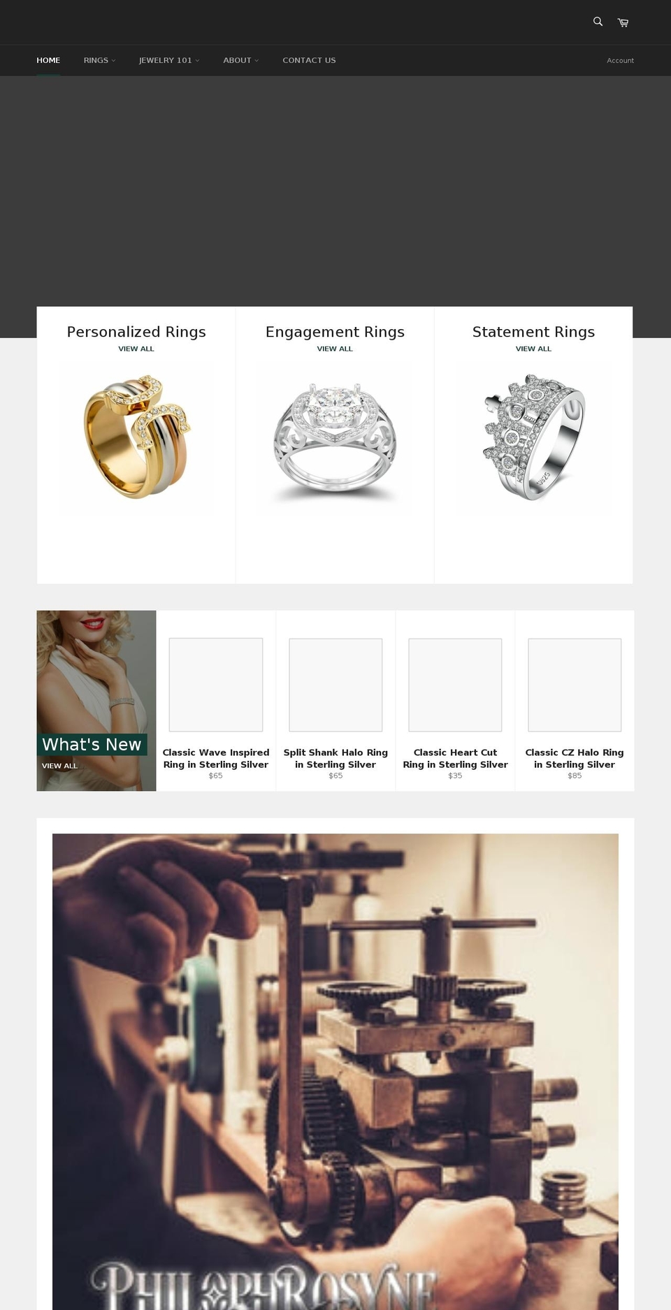 philophrosyne.com shopify website screenshot