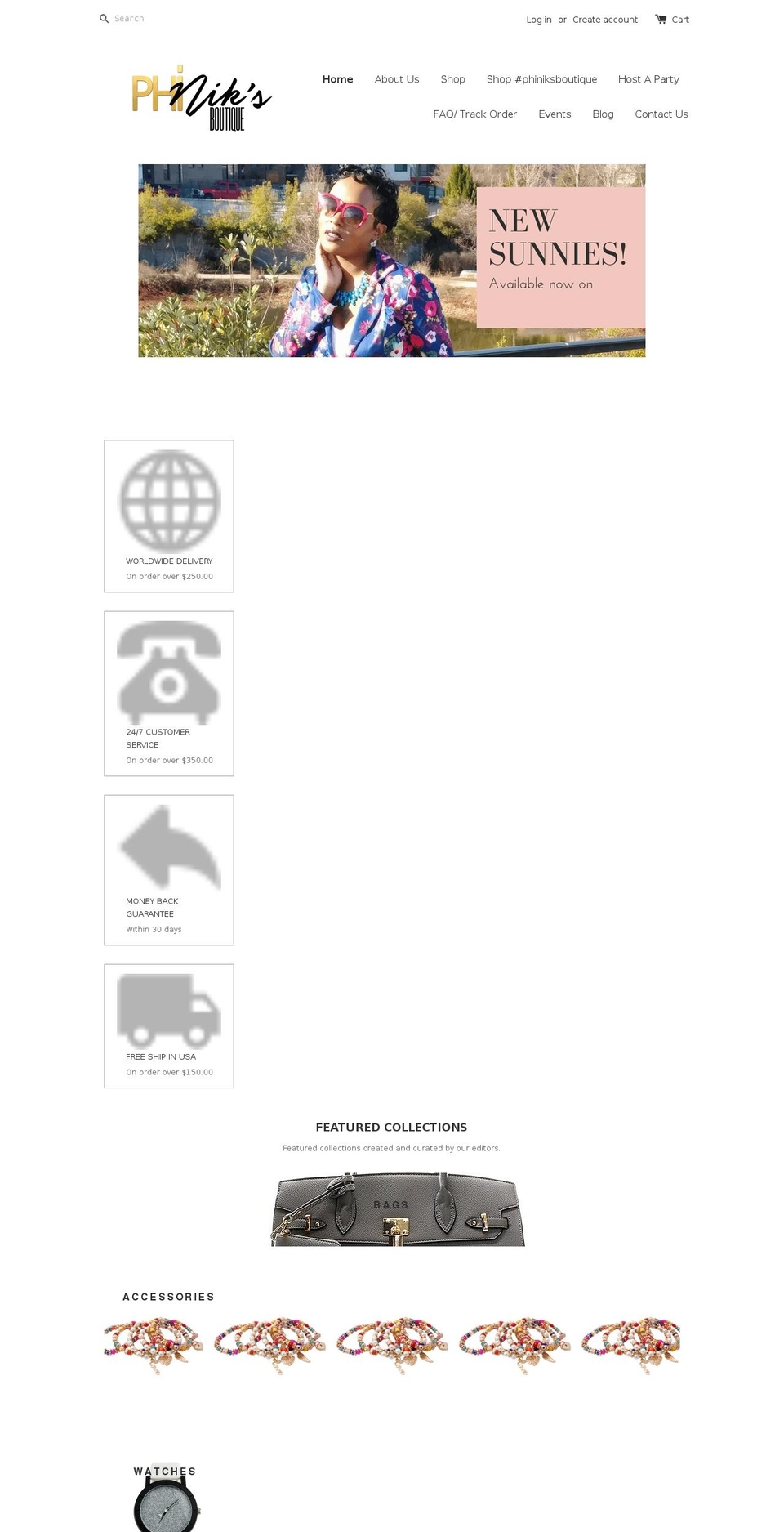 phiniks.com — Shopify storefront screenshot