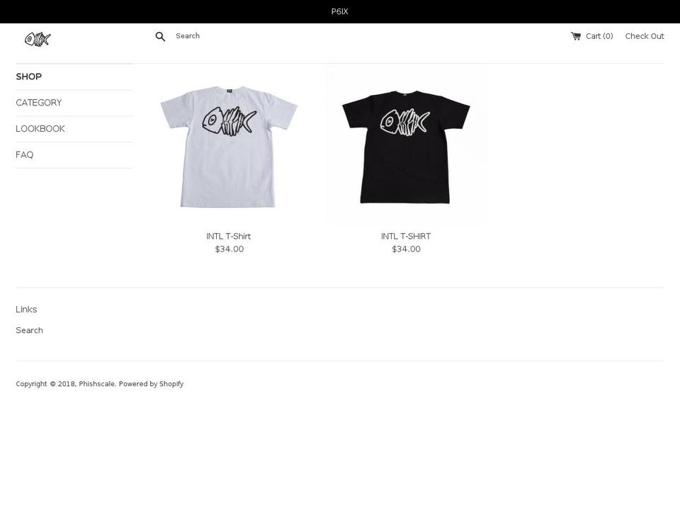 phishscaleintl.com — Shopify storefront screenshot
