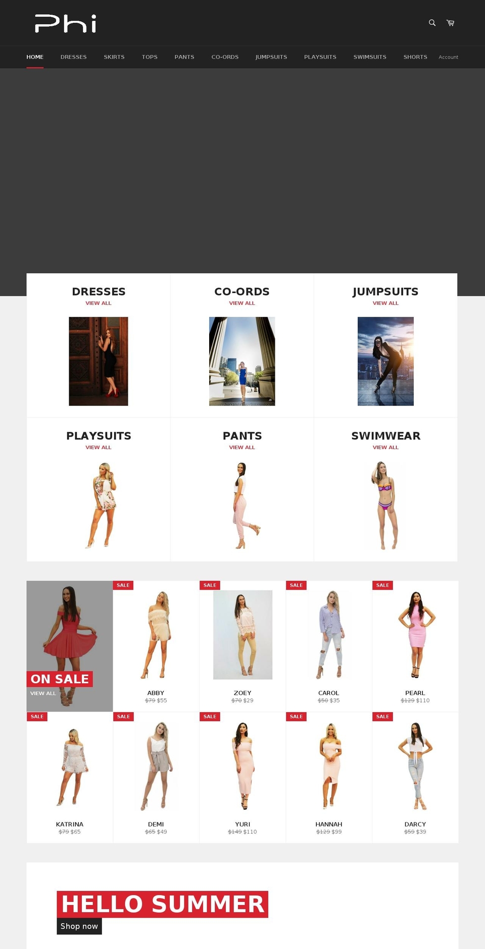 phistreet.com shopify website screenshot