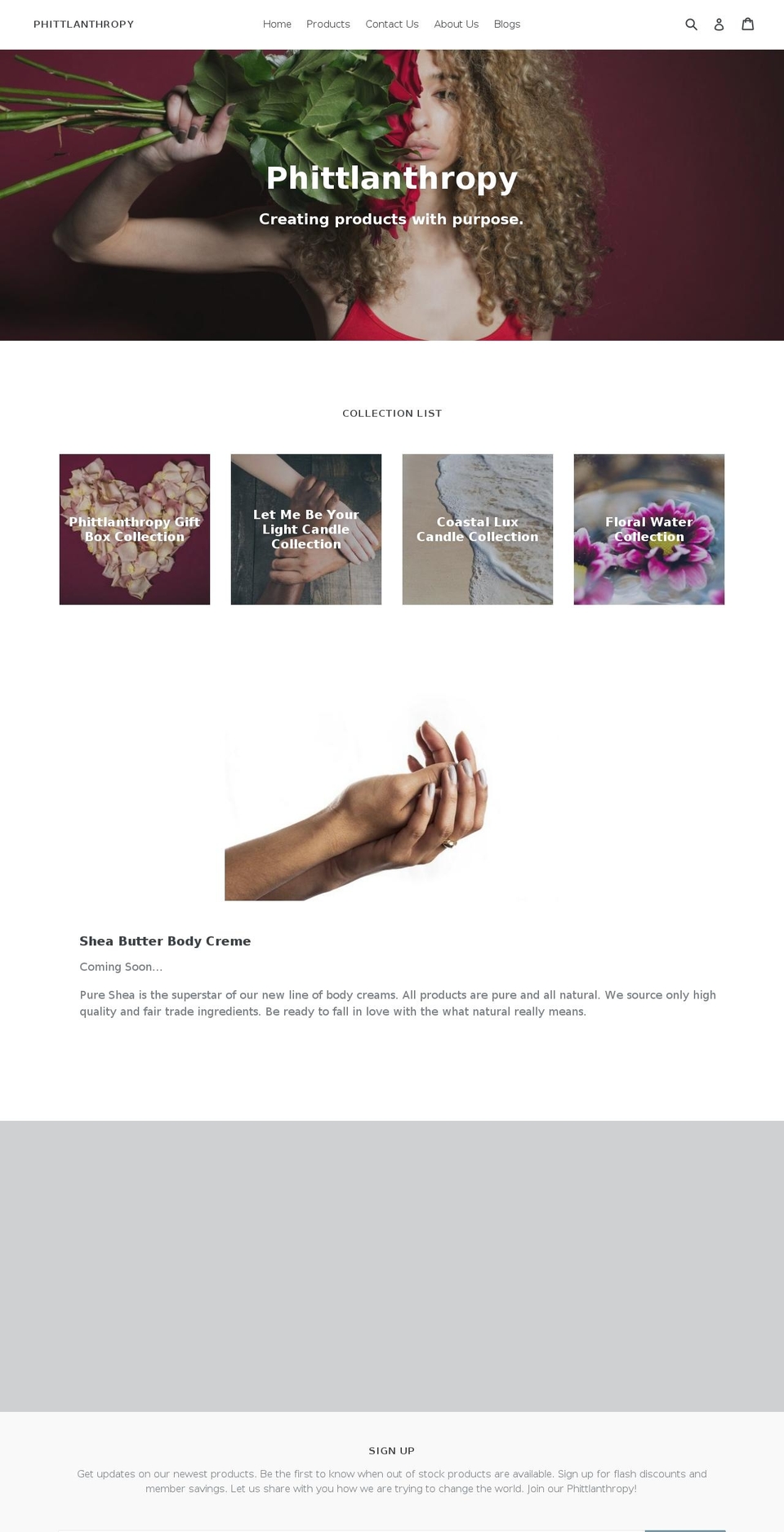 phittlanthropy.com — Shopify storefront screenshot