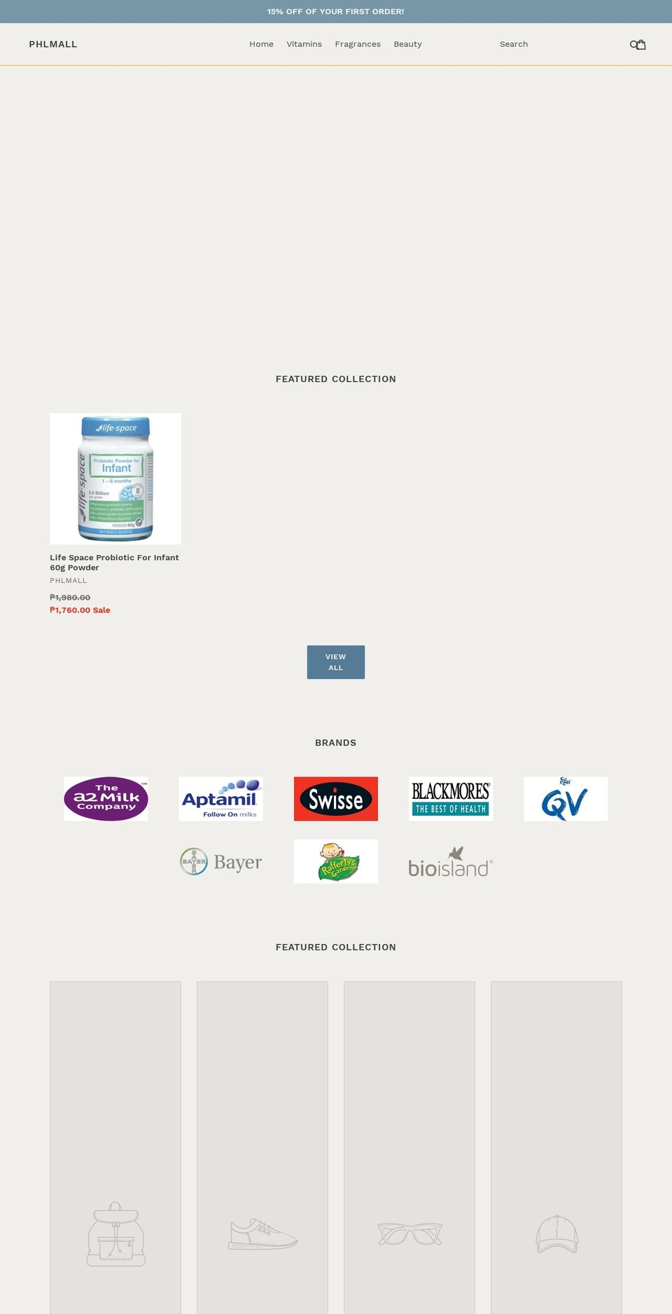 phlmall.com — Shopify storefront screenshot