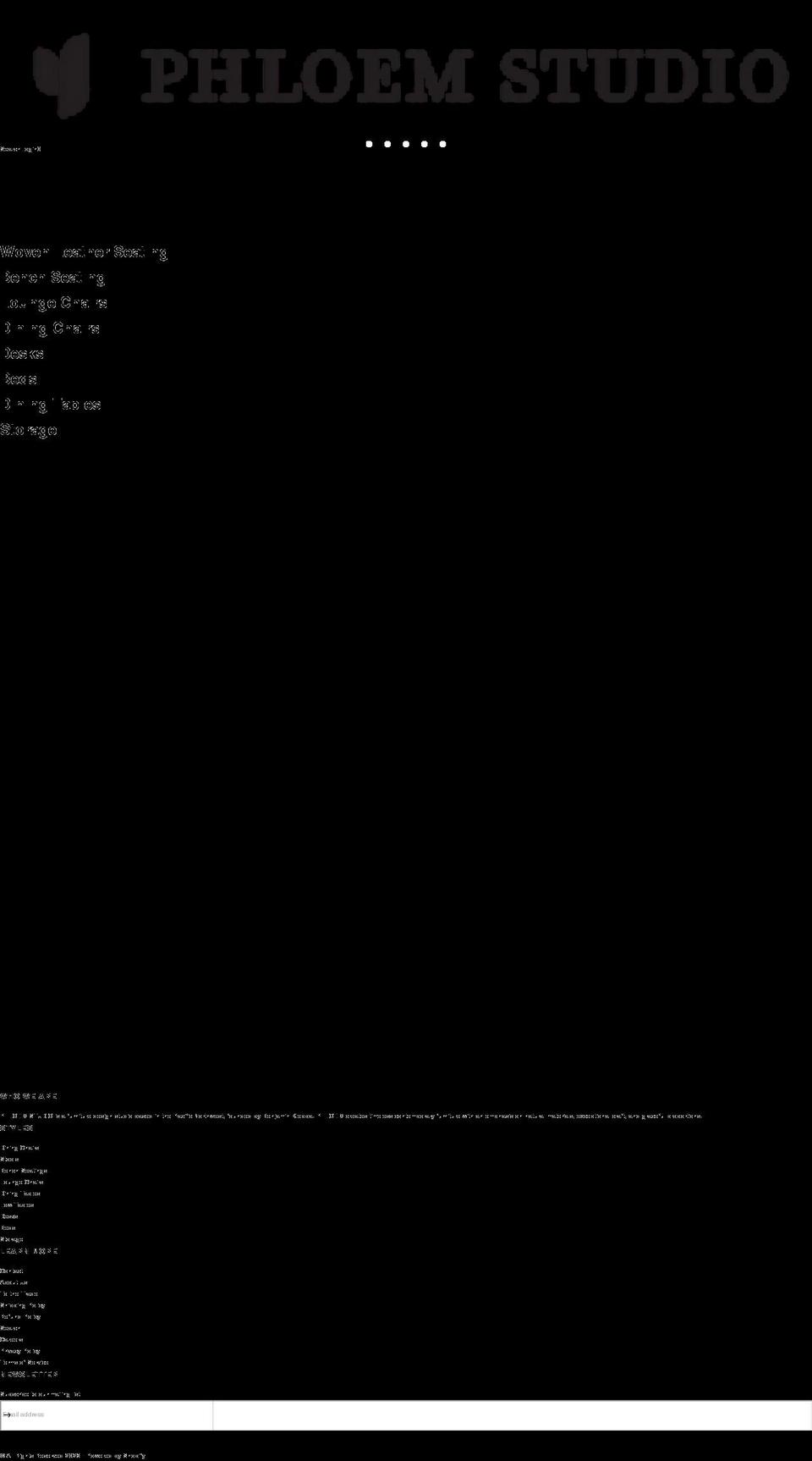 phloemstudio.com shopify website screenshot