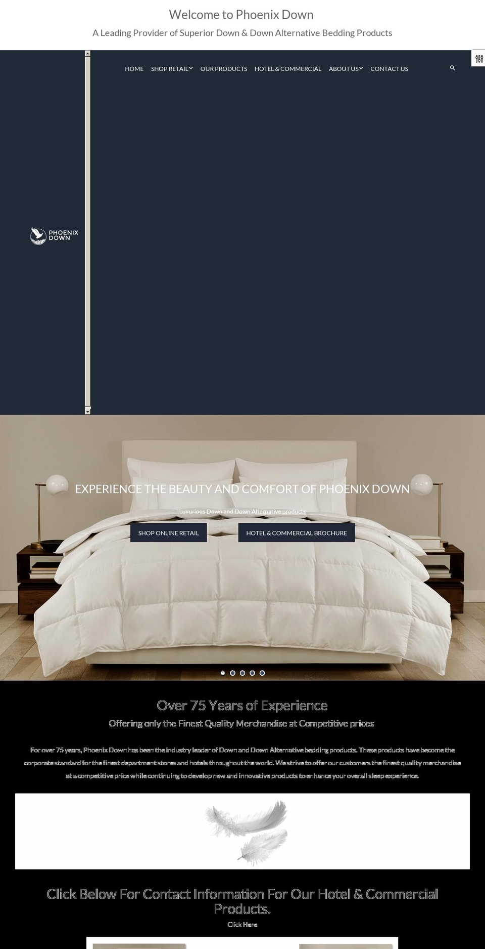 phoenixdownoutlet.com shopify website screenshot