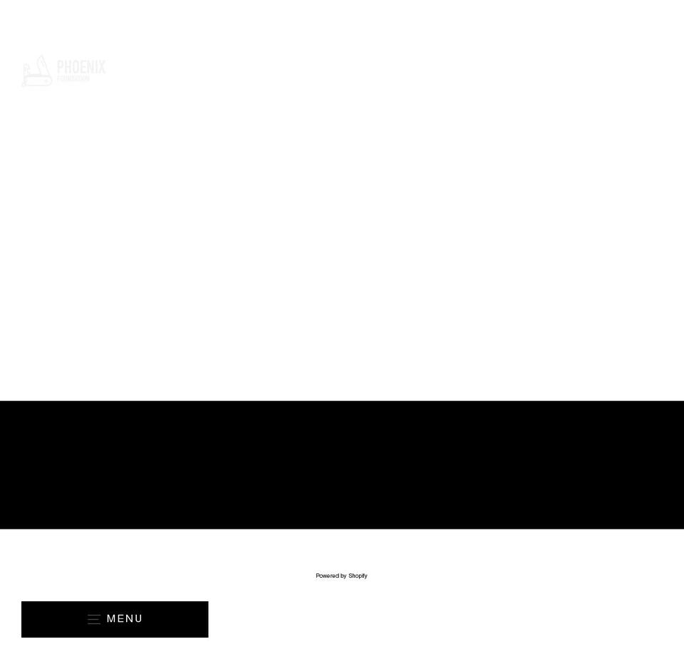 phoenixfoundation.com.au shopify website screenshot
