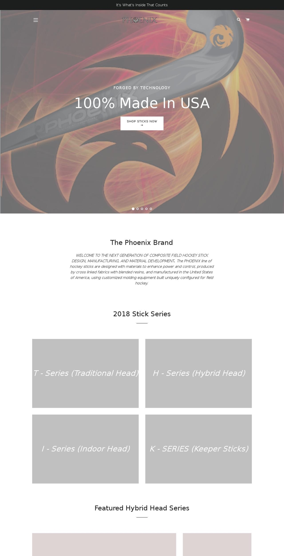 phoenixhockeyusa.com — Shopify storefront screenshot