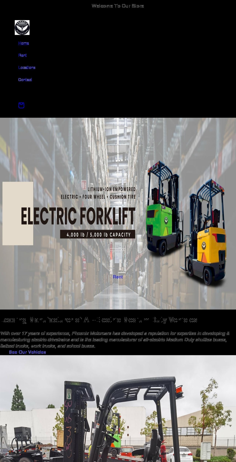 phoenixmotorleasing.com shopify website screenshot