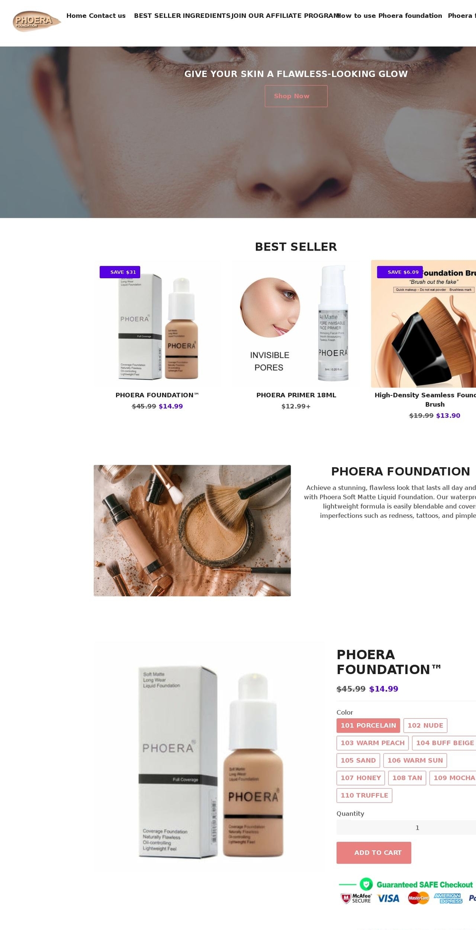 mytheme Shopify theme site example phoerafoundation.com