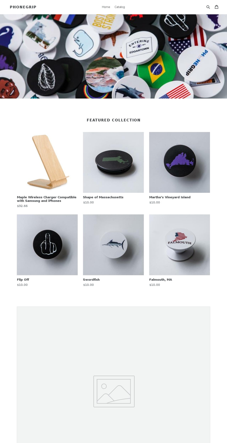 phonegrip.com — Shopify storefront screenshot