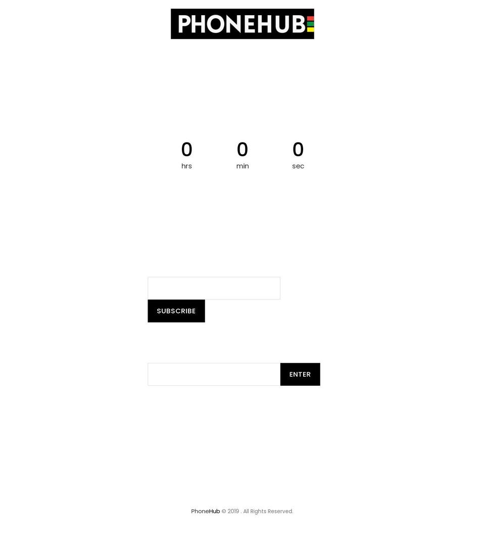 phonehub.ca shopify website screenshot