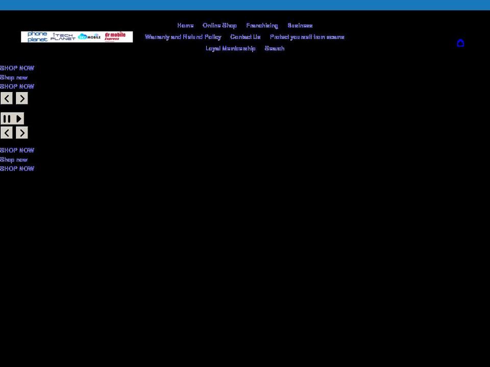 phoneplanet.com.au shopify website screenshot