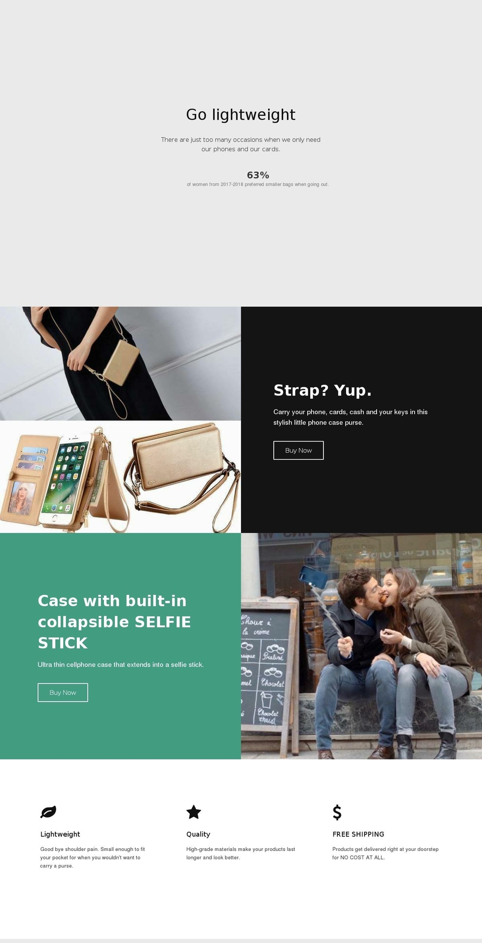 phonepurses.com — Shopify storefront screenshot